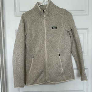 LL BEAN cozy zip up